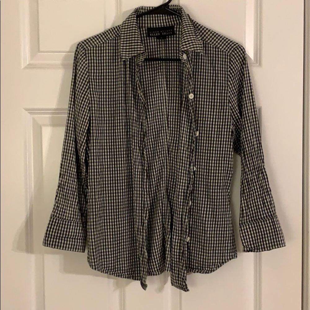 Bottom down Linda Allard Ellen Tracy shirt